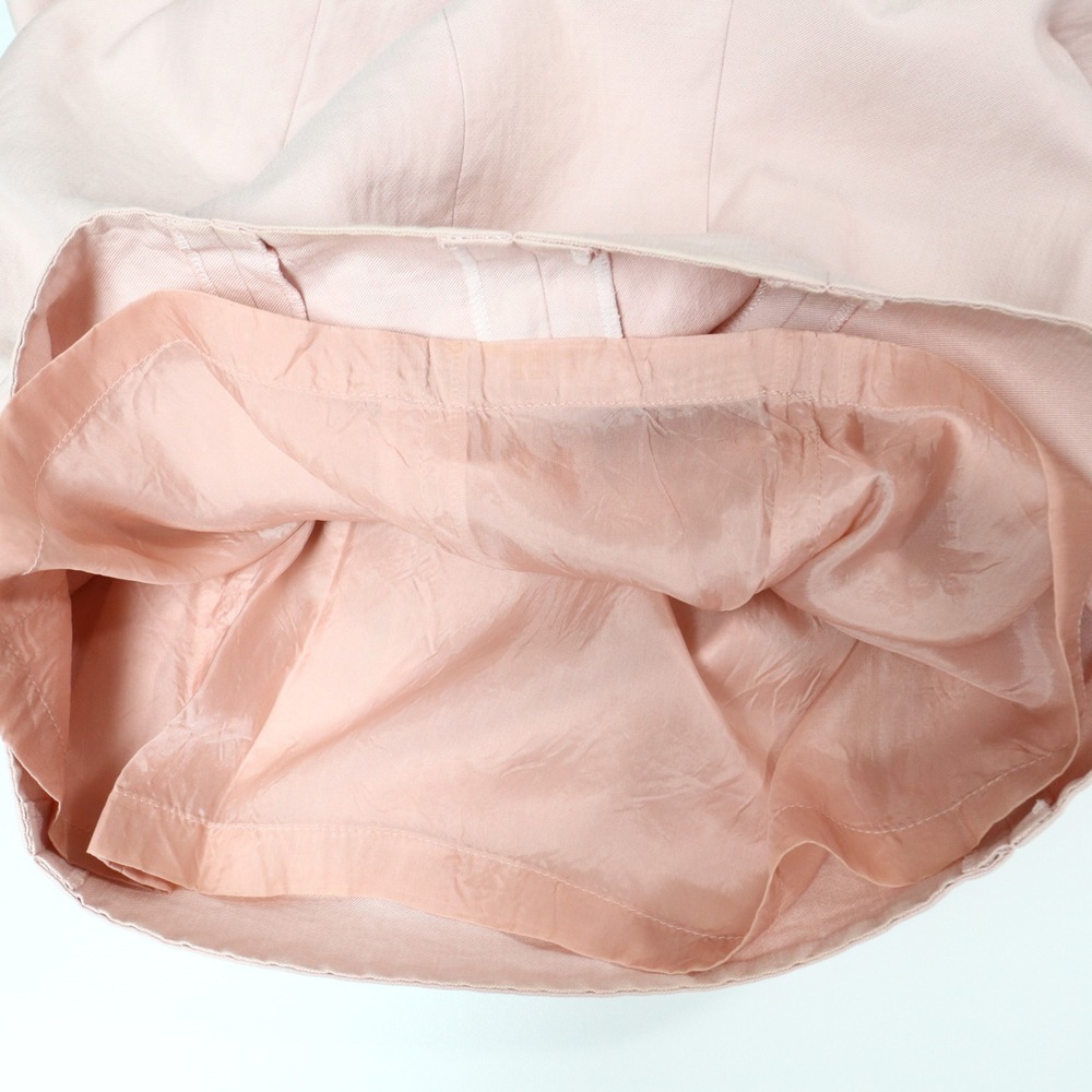 Akris Cotton Silk Pencil Skirt US 8 Knee Length Pink Business Career Minimalist - Picture 9 of 16